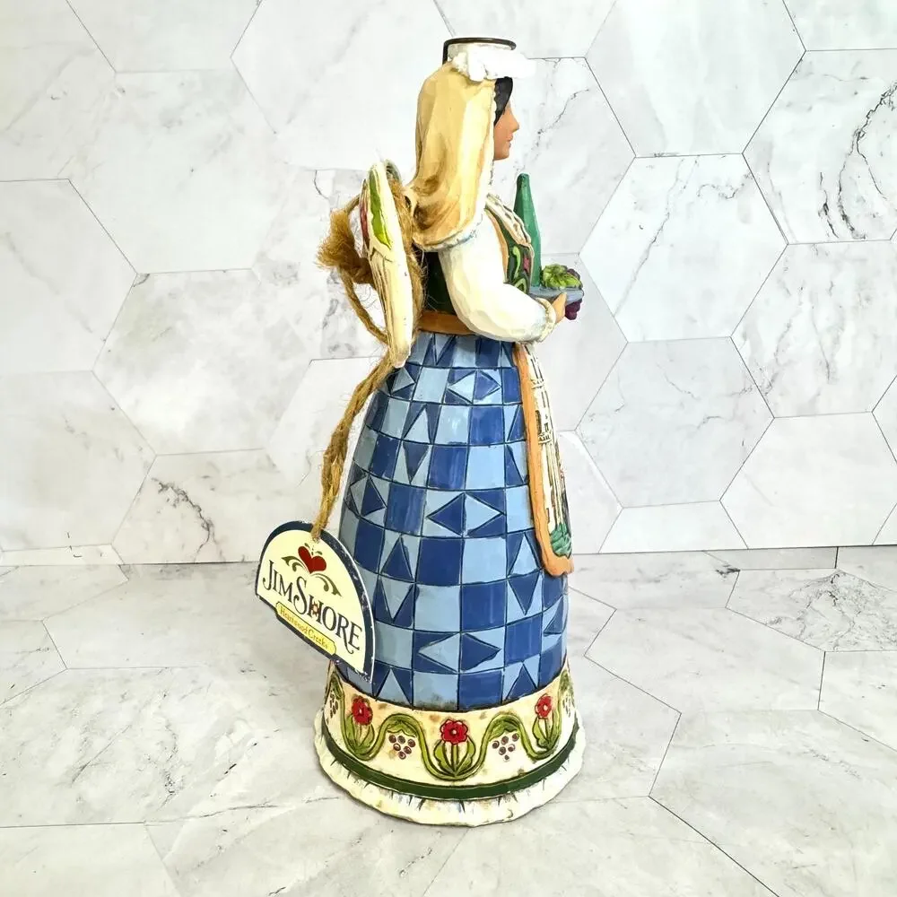 NEW Jim Shore Heartwood Creek Angel Italian 4025839 Where There Is Life RARE